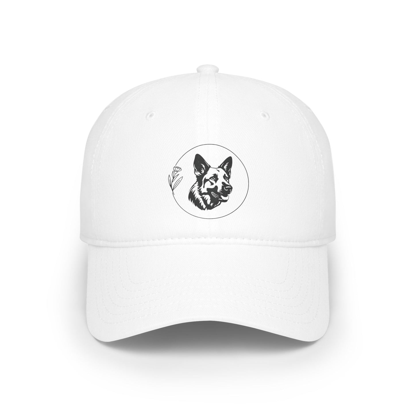 German Shepherd Low Profile Baseball Cap
