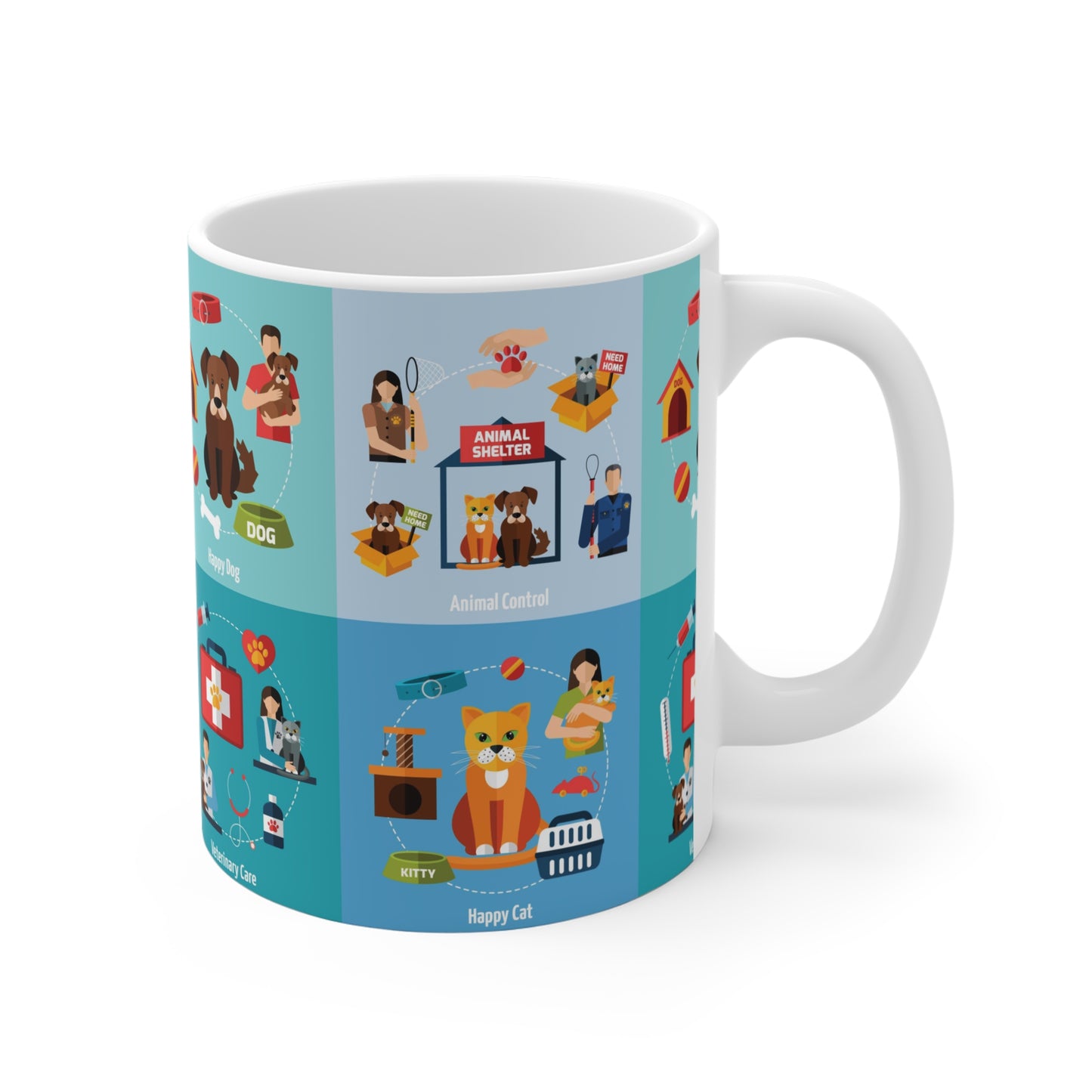 "Heroes of the Rescue" Animal Shelter Mug ā 11 oz Tribute to Shelter Staff, Vet Teams & Animal Control