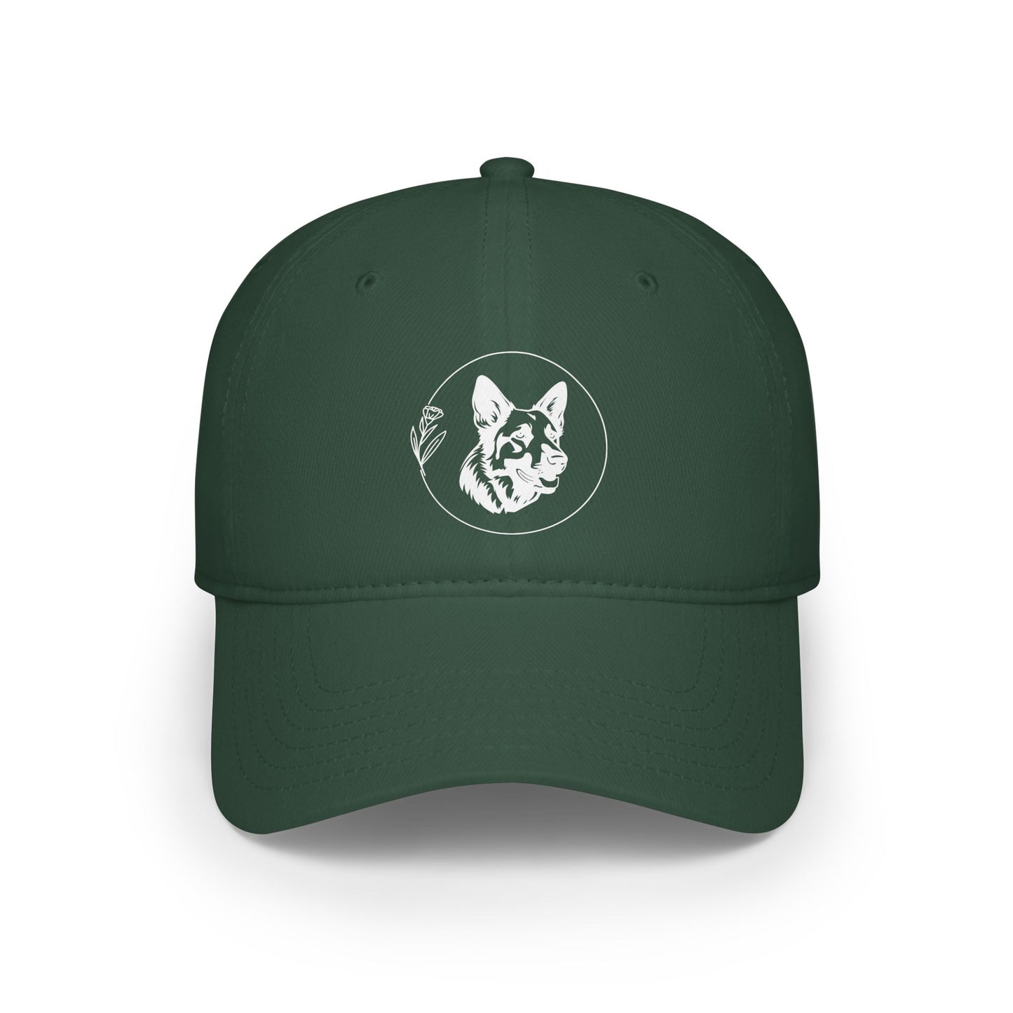 German Shepherd Low Profile Baseball Cap