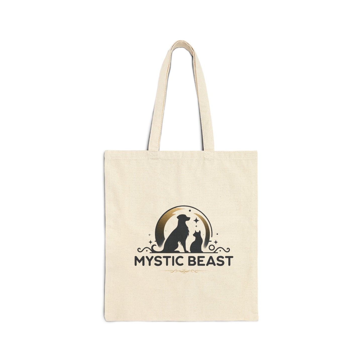 Custom Canvas Tote Bag – Personalized with Image & Text (2 Colors)