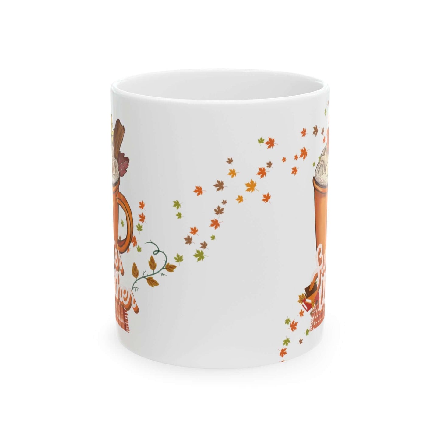 Sweater Weather Ceramic Mug – Cozy Autumn Coffee Cup (11oz)