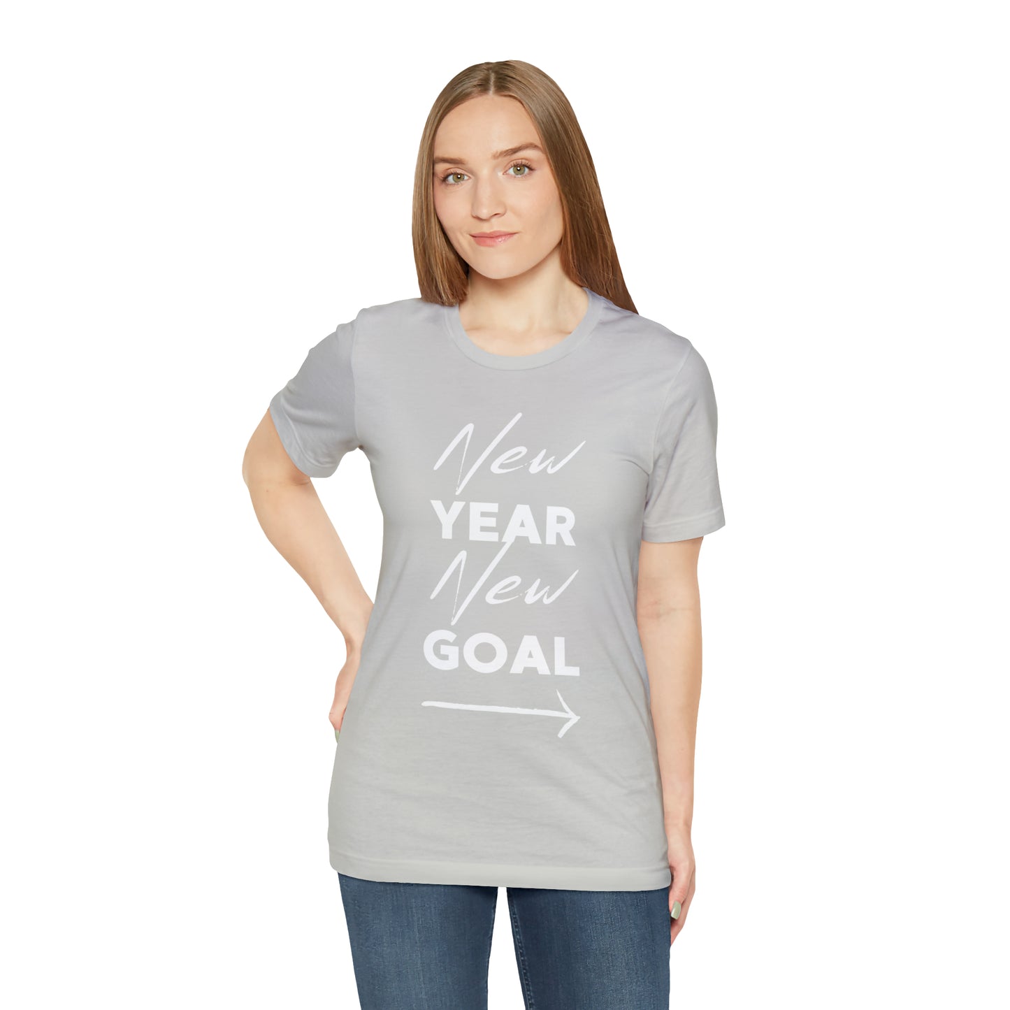 "New Year, New Goal -- Become a Foster" T-Shirt Unisex Short Sleeve Tee (Multiple Sizes & Colors)