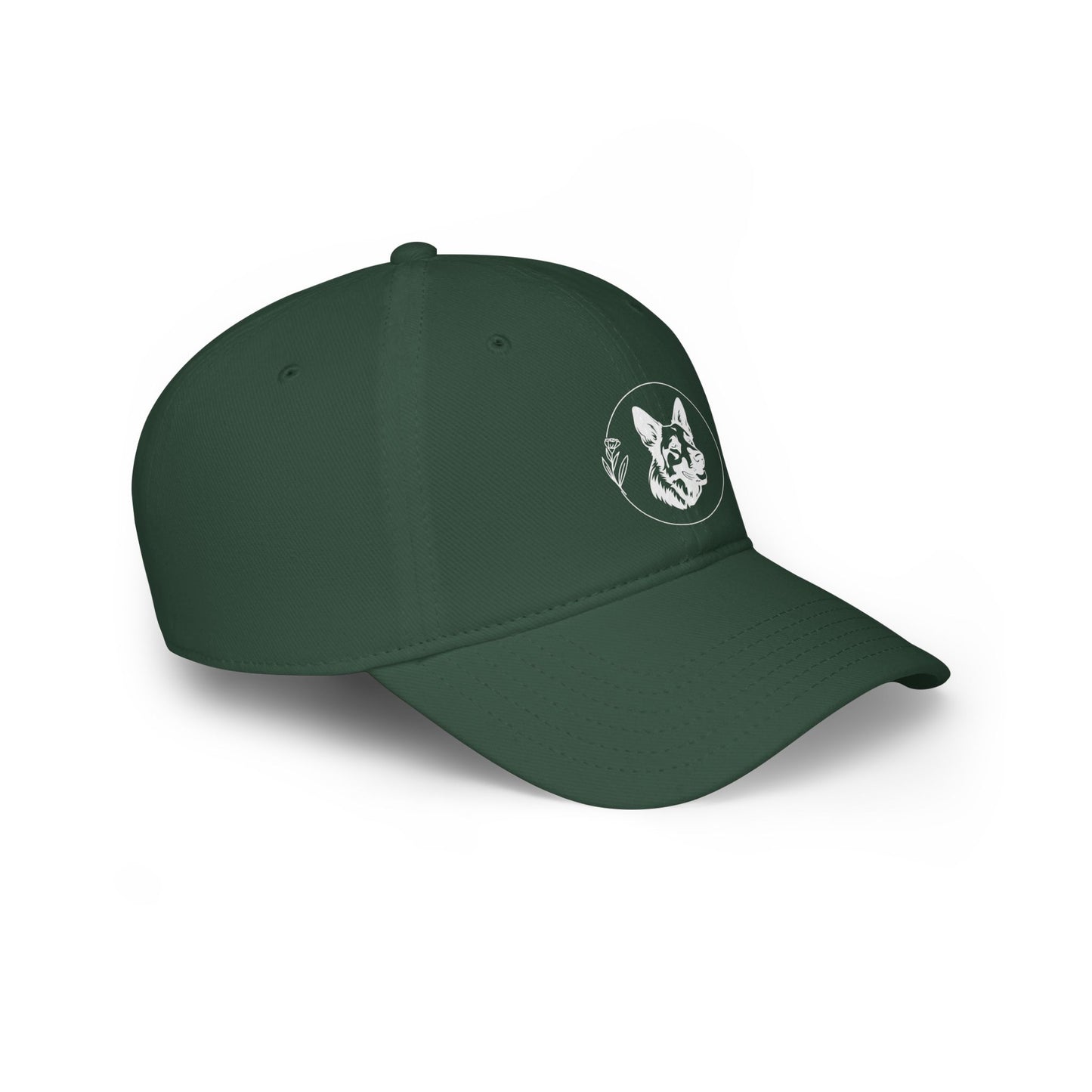 German Shepherd Low Profile Baseball Cap