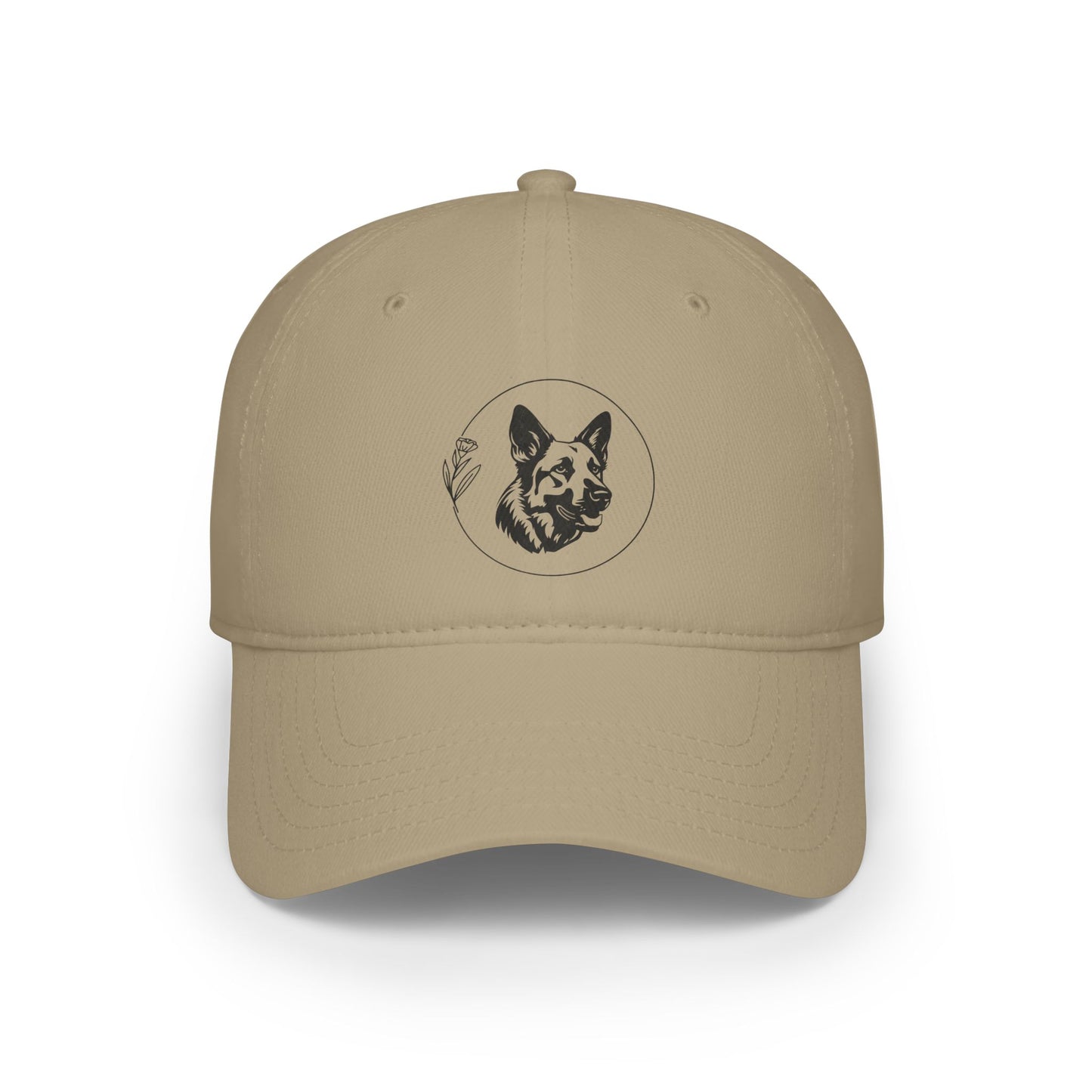 German Shepherd Low Profile Baseball Cap