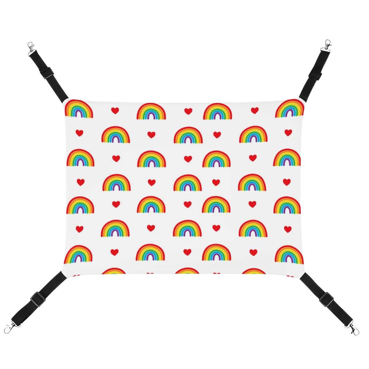 Rainbow Print Pet Hammock (2 Colors)