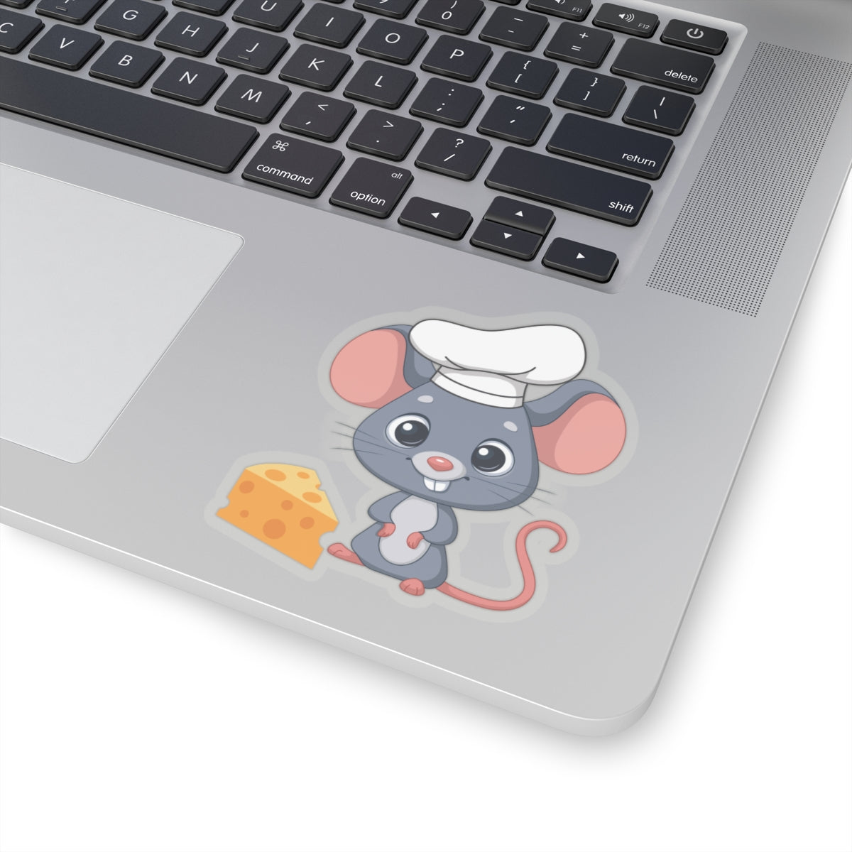 Rat Chef with Cheese Kiss-Cut Sticker