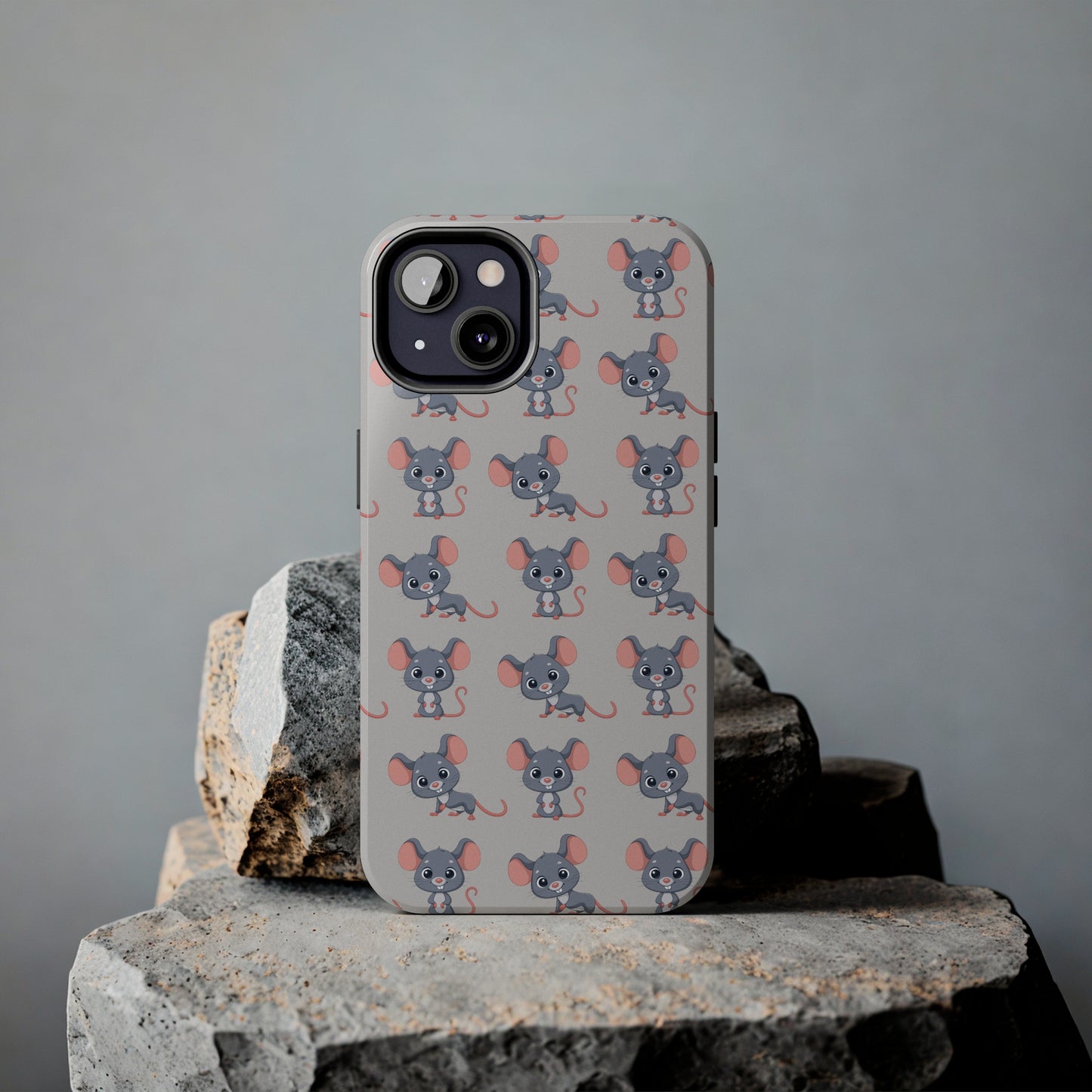 Cute Rat Pattern Phone Case (Tough) -- [iPhone Only]