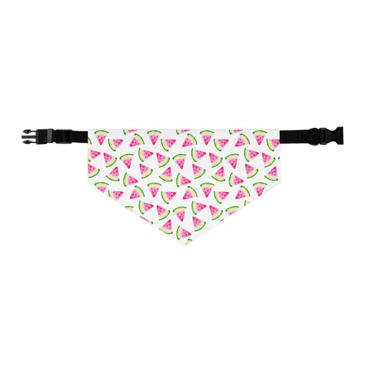 Adjustable Watermelon Bandana Collar – Lightweight Pet Accessory for Summer Vibes