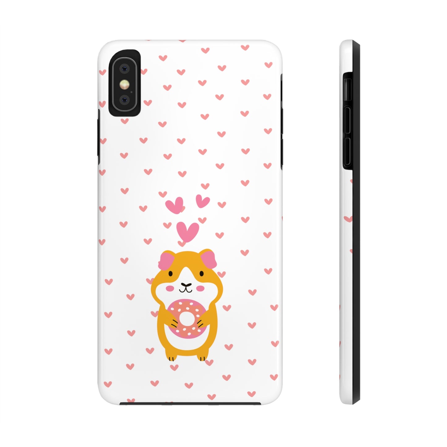 Cute Hamster & Donut Phone Case (Tough) -- [iPhone Only]