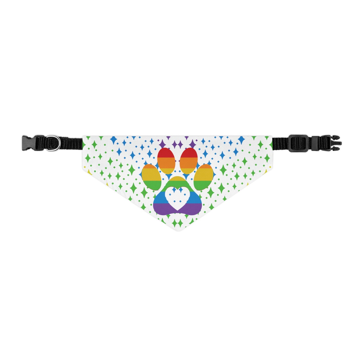 PRIDE, Rainbow Pet Bandana Collar (S - XL)