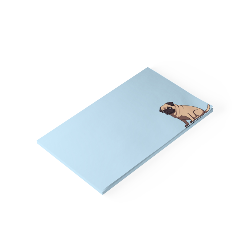 Pug Post-it® Note Pads (Multiple Sizes & Colors)