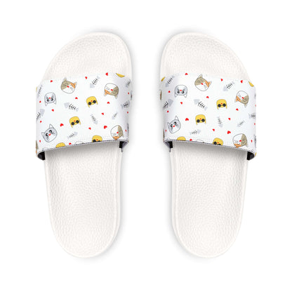 Cat Pattern Slide Sandals