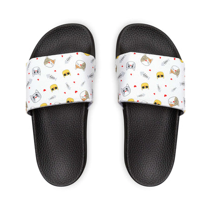 Cat Pattern Slide Sandals