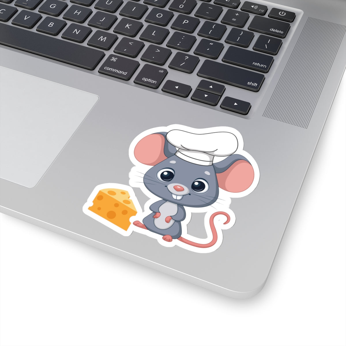 Rat Chef with Cheese Kiss-Cut Sticker