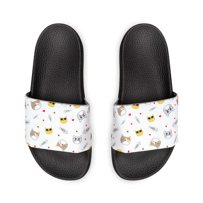 Cat Pattern Slide Sandals