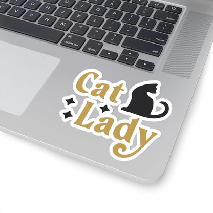 'Cat Lady' Kiss-Cut Sticker