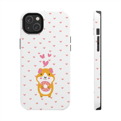 Cute Hamster & Donut Phone Case (Tough) -- [iPhone Only]