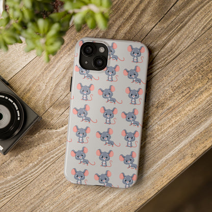 Cute Rat Pattern Phone Case (Tough) -- [iPhone Only]