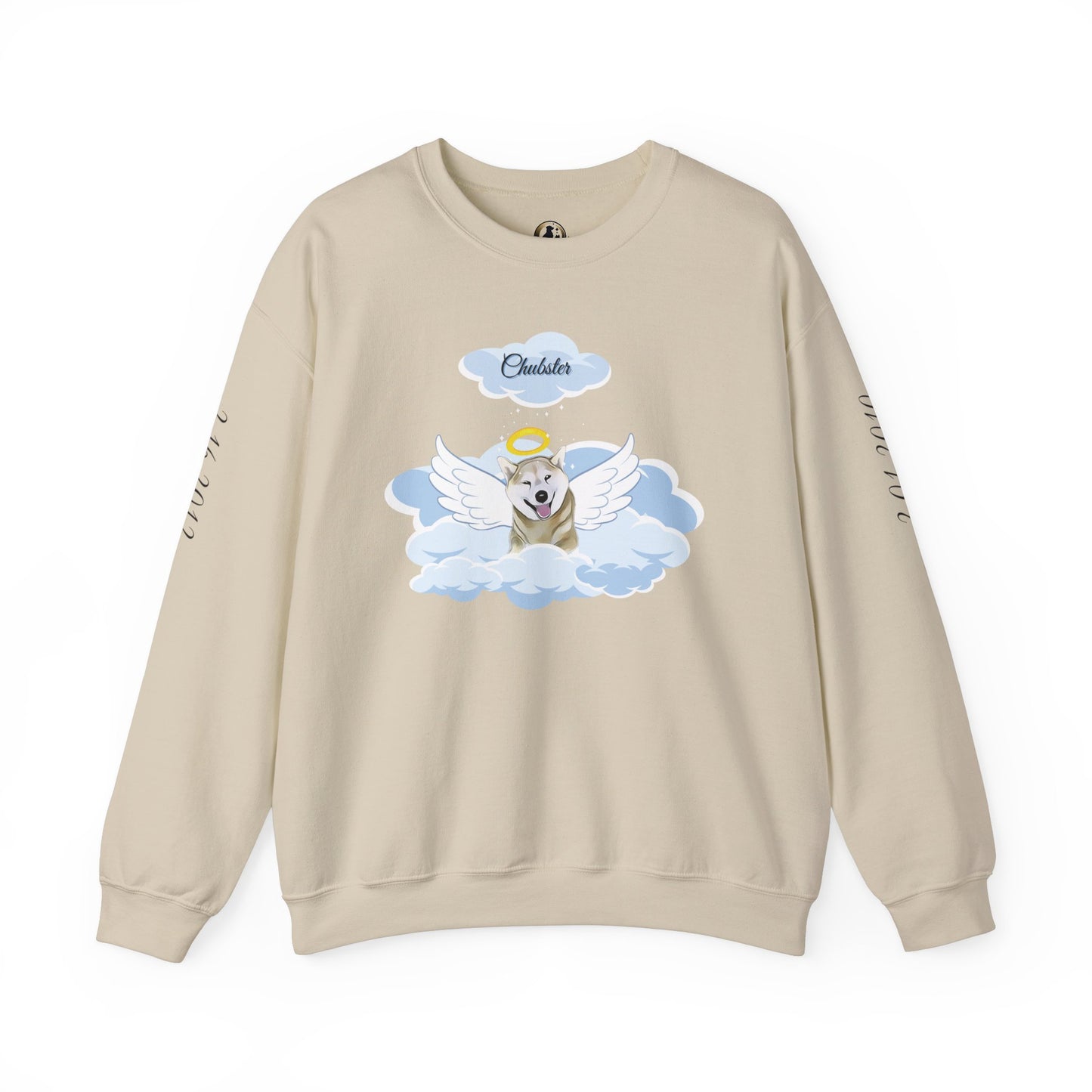 Personalized Rainbow Angel 🌈🐾💕 Heavy Blend™ Crewneck Sweatshirt