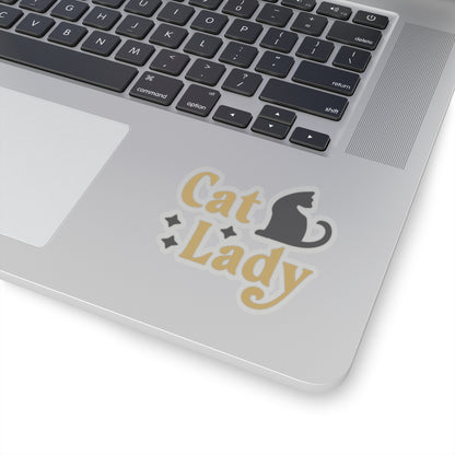 'Cat Lady' Kiss-Cut Sticker