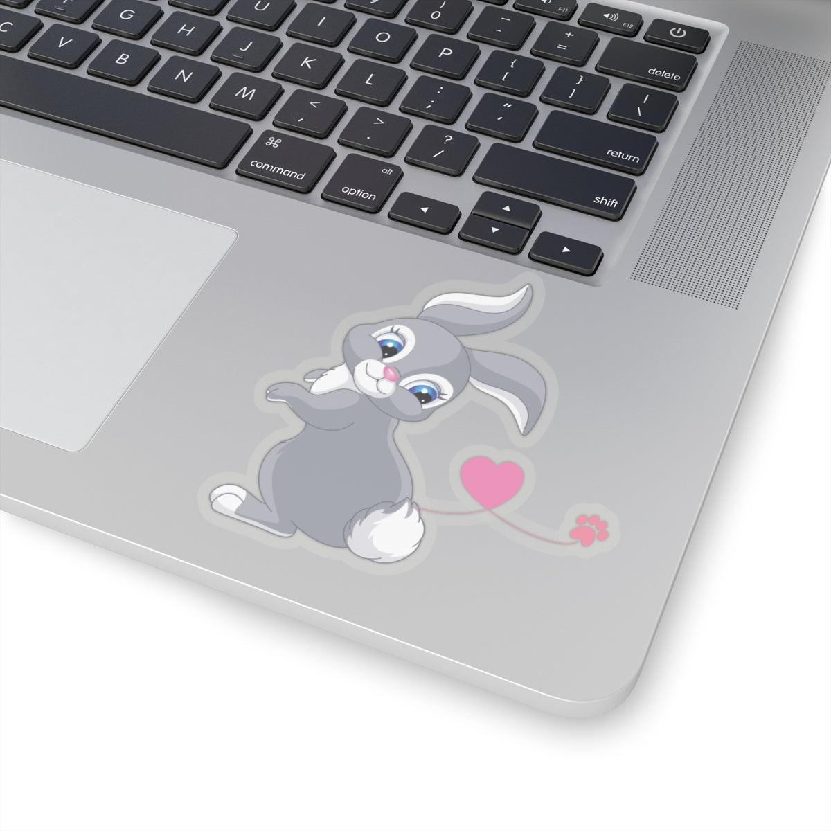 Cute Rabbit Love Kiss-Cut Sticker