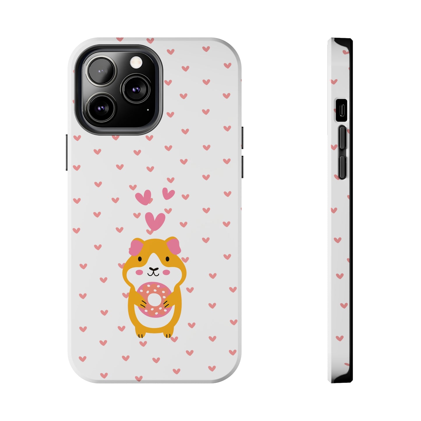 Cute Hamster & Donut Phone Case (Tough) -- [iPhone Only]