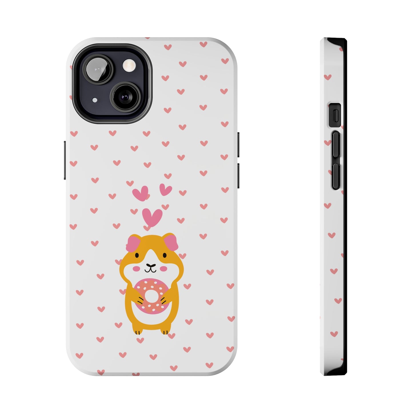 Cute Hamster & Donut Phone Case (Tough) -- [iPhone Only]