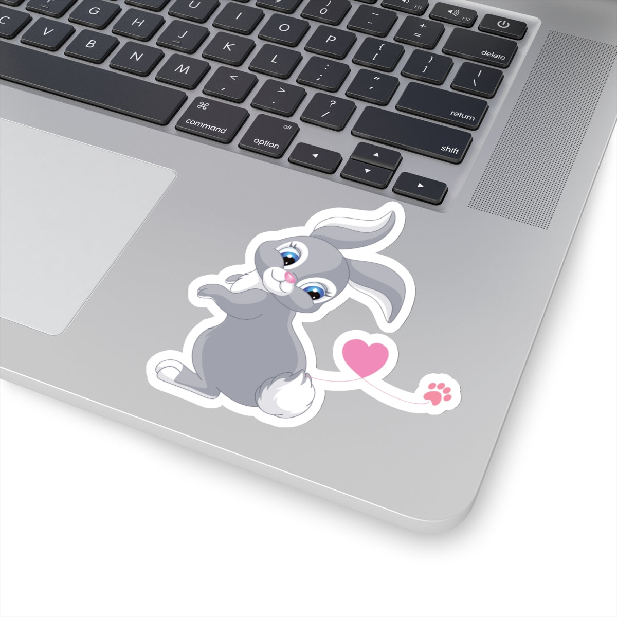 Cute Rabbit Love Kiss-Cut Sticker