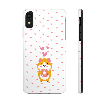 Cute Hamster & Donut Phone Case (Tough) -- [iPhone Only]