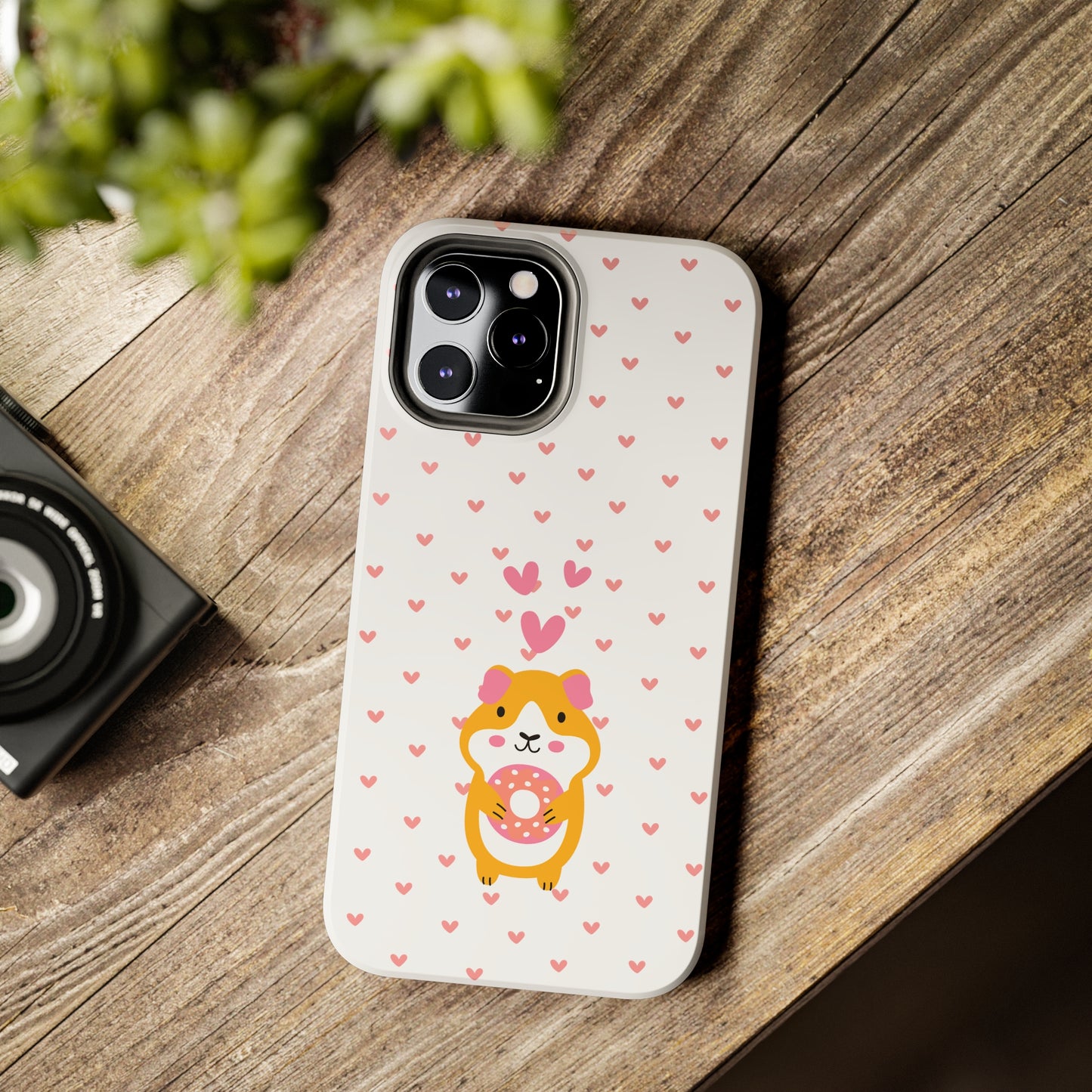 Cute Hamster & Donut Phone Case (Tough) -- [iPhone Only]