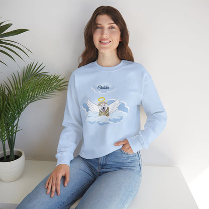 Personalized Rainbow Angel 🌈🐾💕 Heavy Blend™ Crewneck Sweatshirt