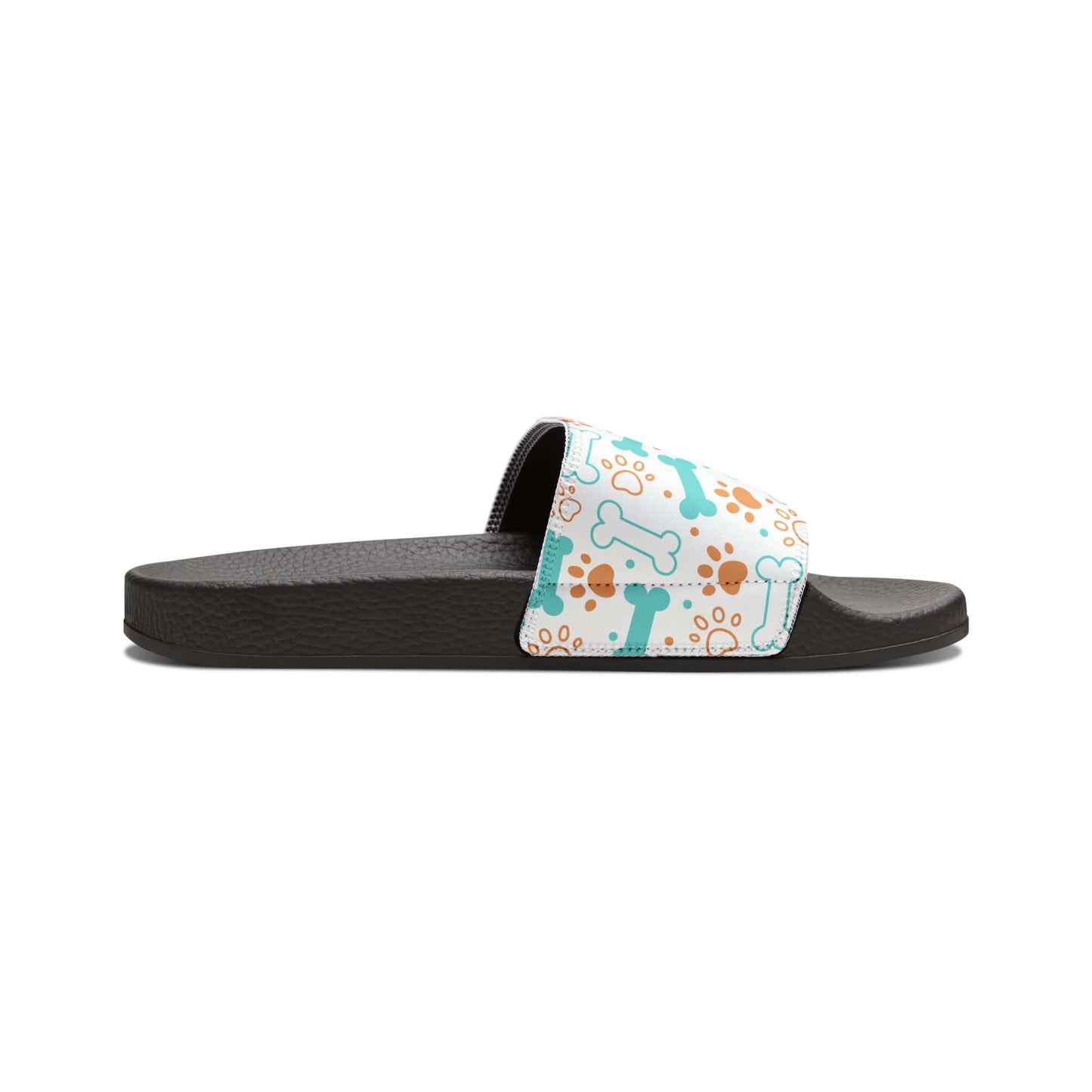 Dog Bone Pattern Slide Sandals