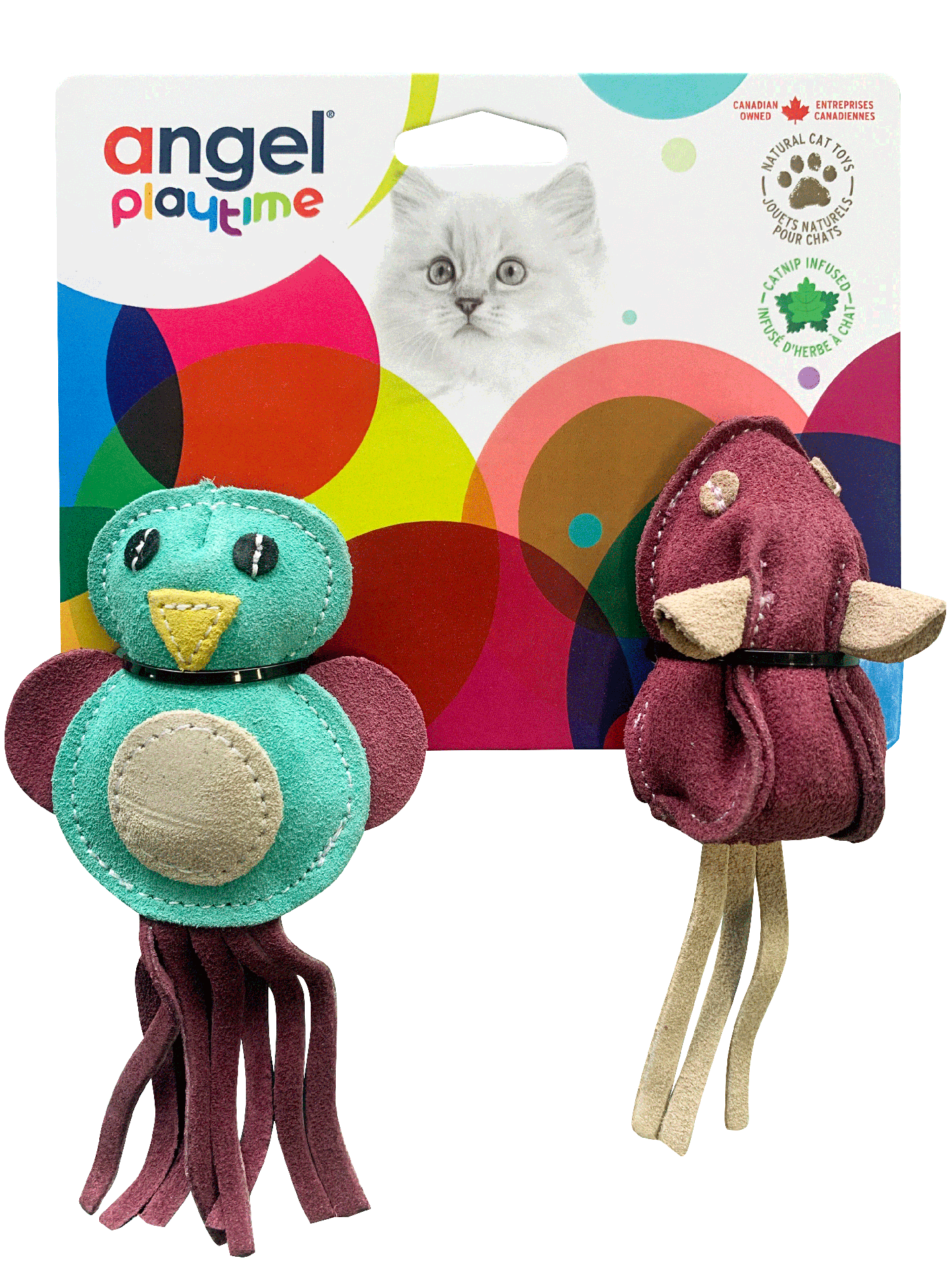 Urban Critters Natural Cat Toy (2-Pack)