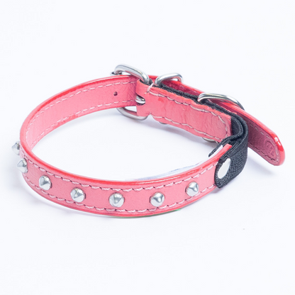 Dual Style Leather Cat Collars (5 Colors Available)