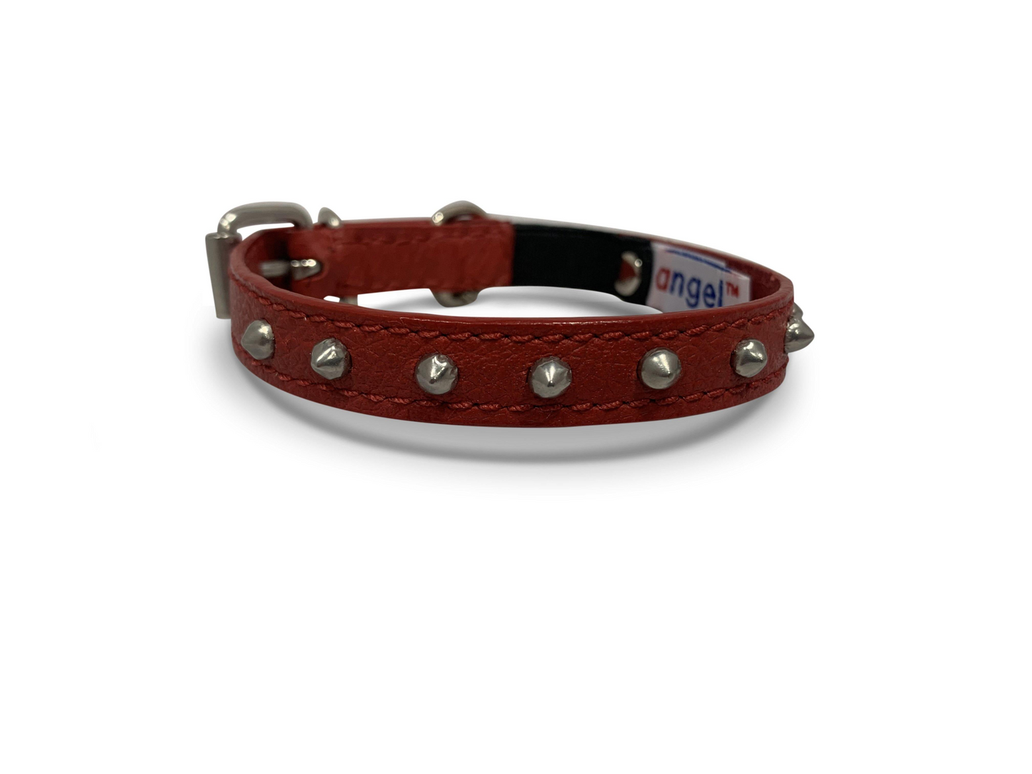 Dual Style Leather Cat Collars (5 Colors Available)