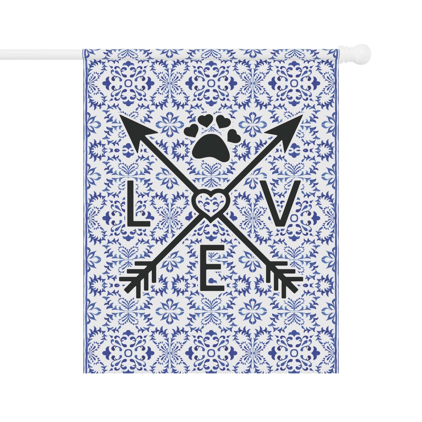 Pet Love Blue Bandana Garden & House Banner