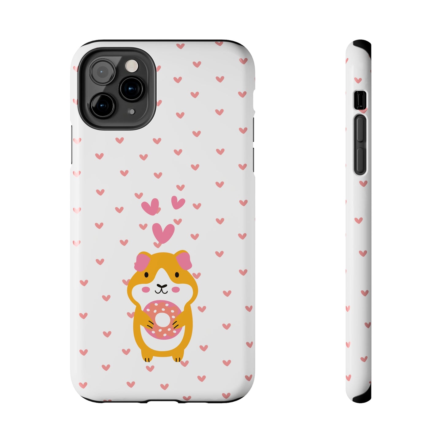 Cute Hamster & Donut Phone Case (Tough) -- [iPhone Only]