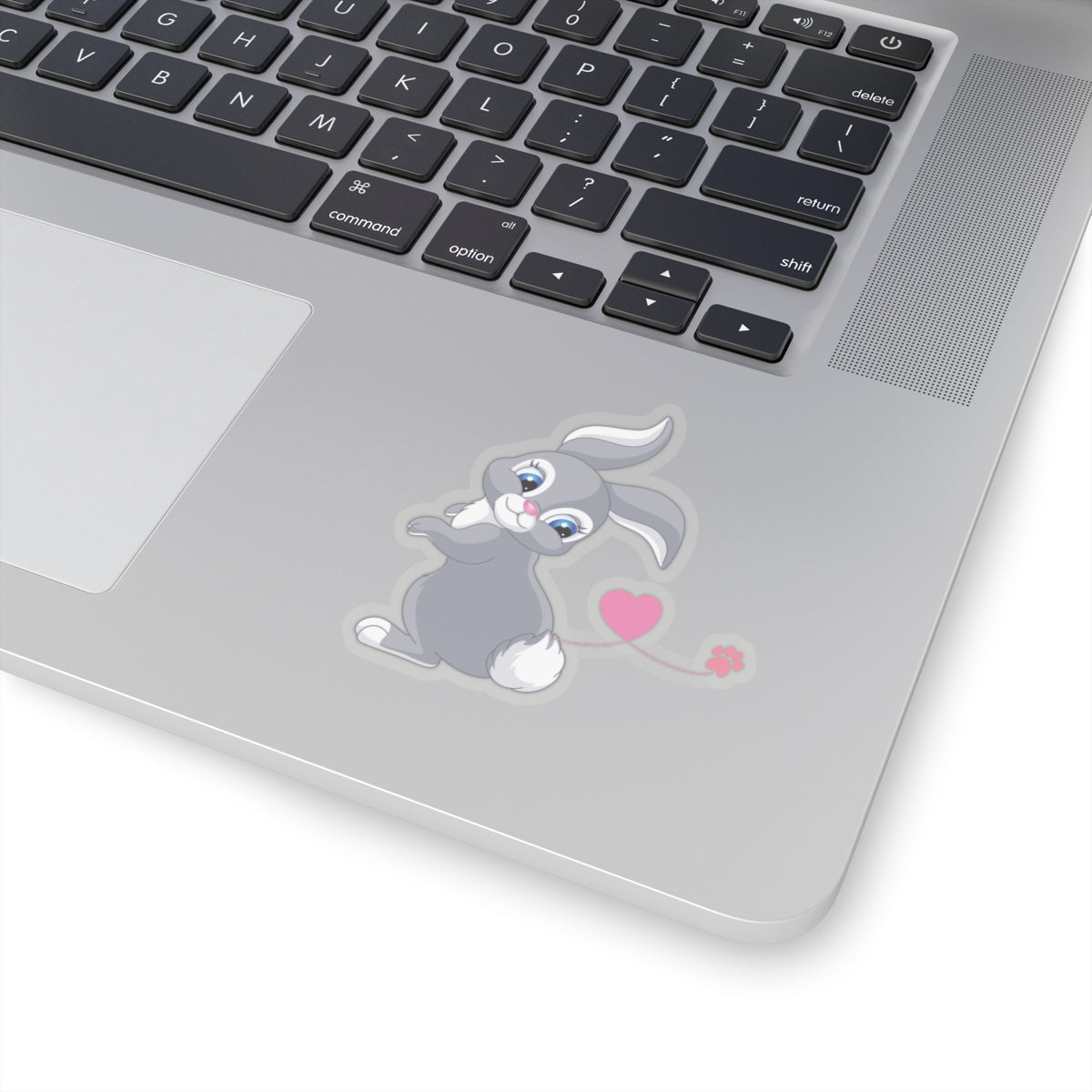 Cute Rabbit Love Kiss-Cut Sticker