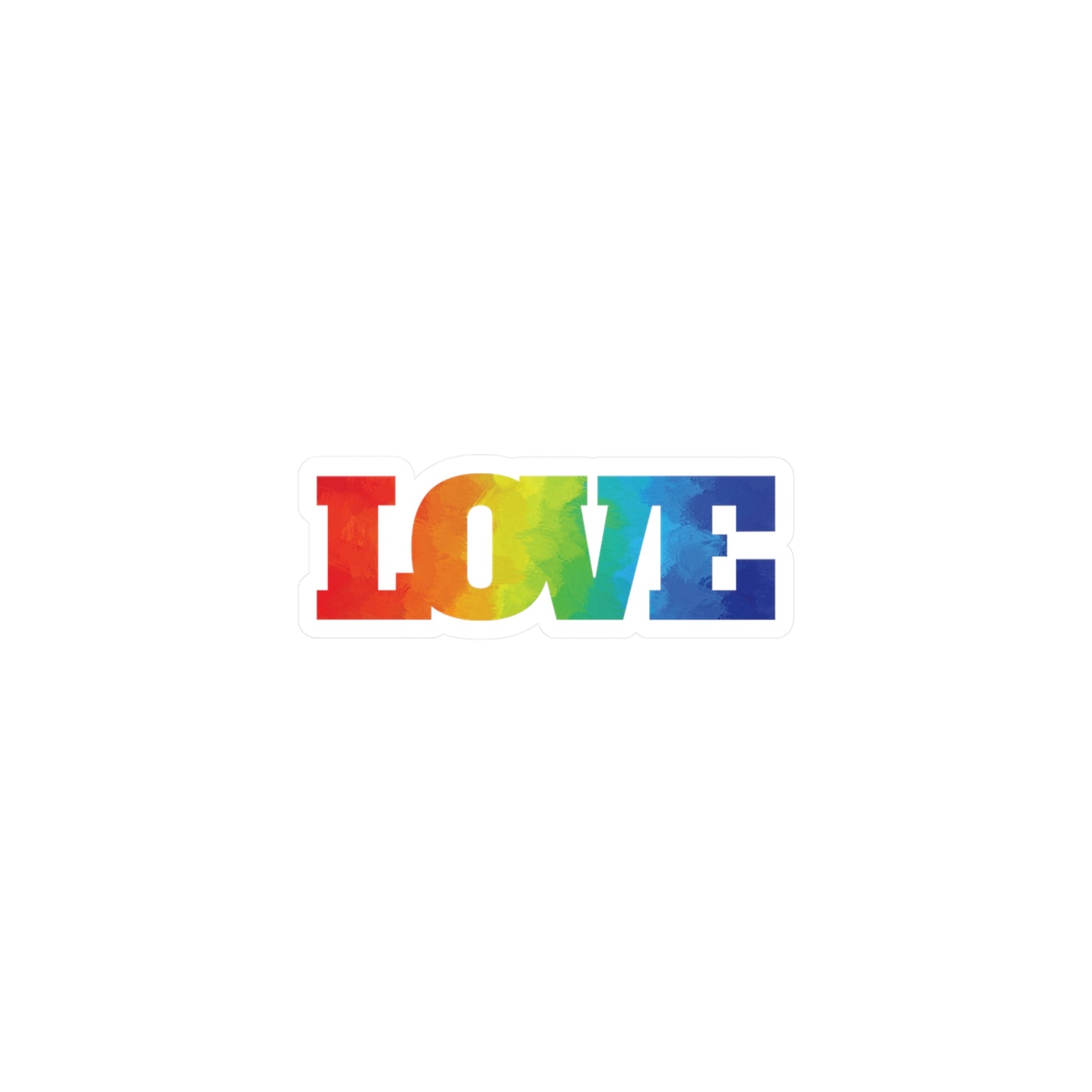 PRIDE LOVE Kiss-Cut Vinyl Decals