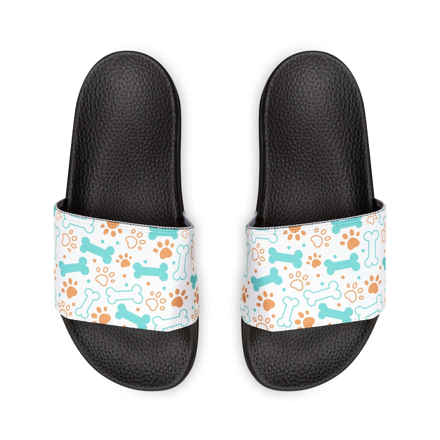 Dog Bone Pattern Slide Sandals