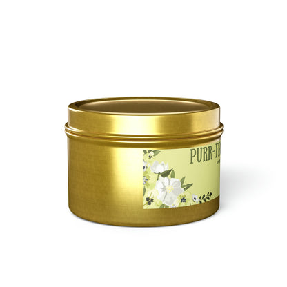 Purr-fectly Pleasant Cat Litter Defusing Tin Candle