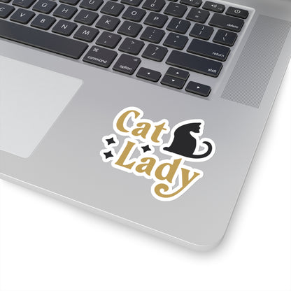 'Cat Lady' Kiss-Cut Sticker