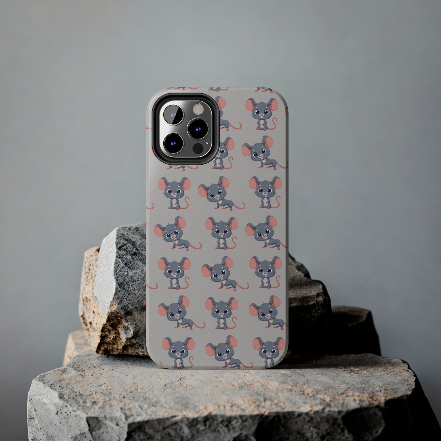 Cute Rat Pattern Phone Case (Tough) -- [iPhone Only]