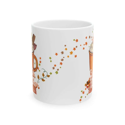 Sweater Weather Ceramic Mug – Cozy Autumn Coffee Cup (11oz)