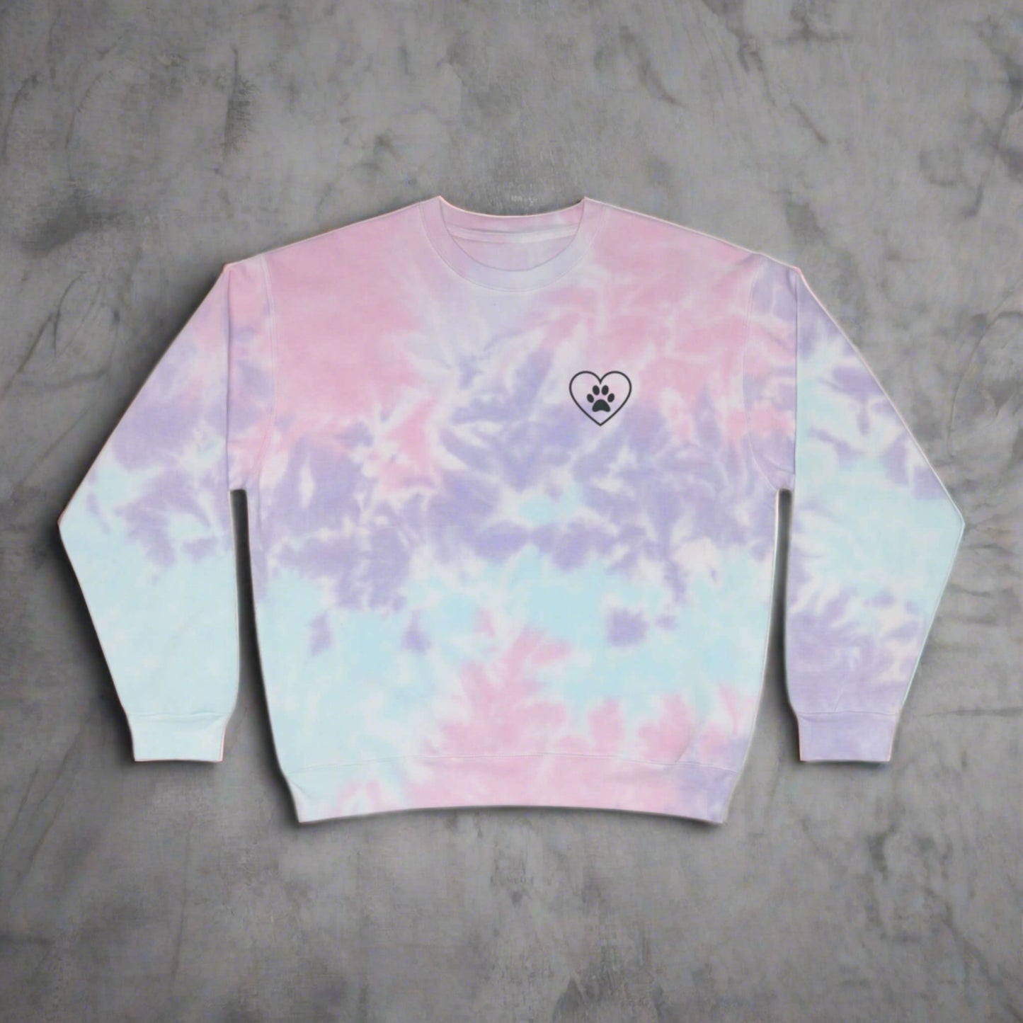 Pet Love Tie-Dye Sweatshirt (3 Colors Available)