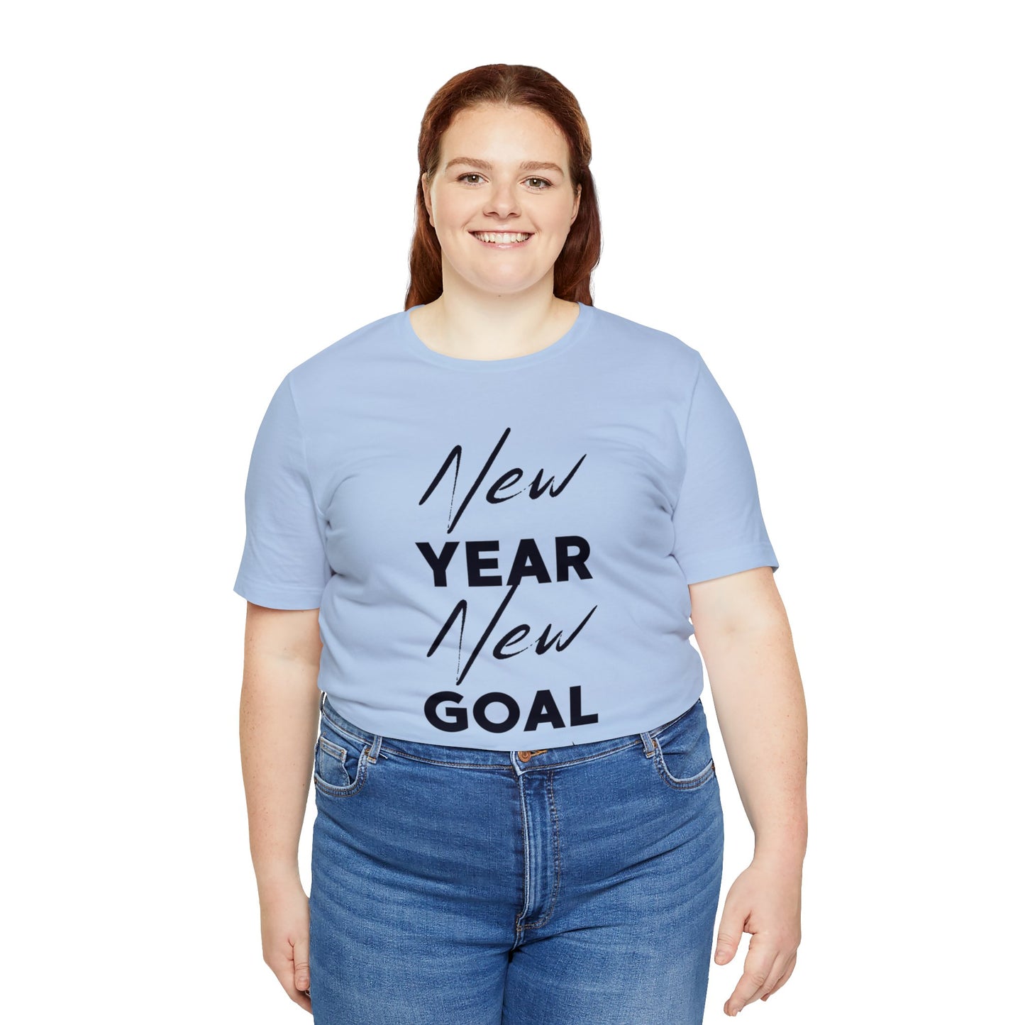 "New Year, New Goal -- Become a Foster" T-Shirt Unisex Short Sleeve Tee (Multiple Sizes & Colors)