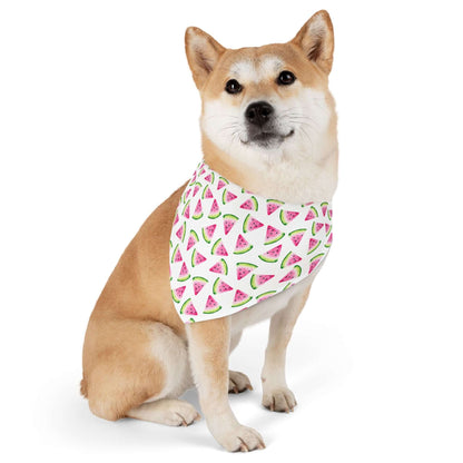 Adjustable Watermelon Bandana Collar – Lightweight Pet Accessory for Summer Vibes