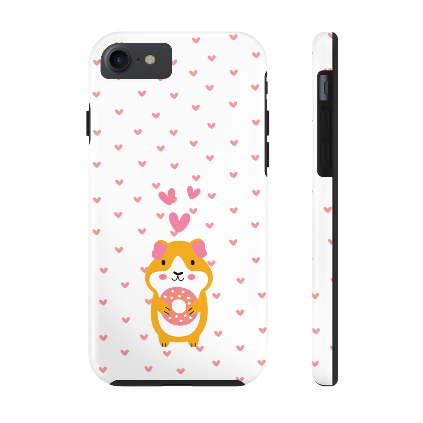 Cute Hamster & Donut Phone Case (Tough) -- [iPhone Only]