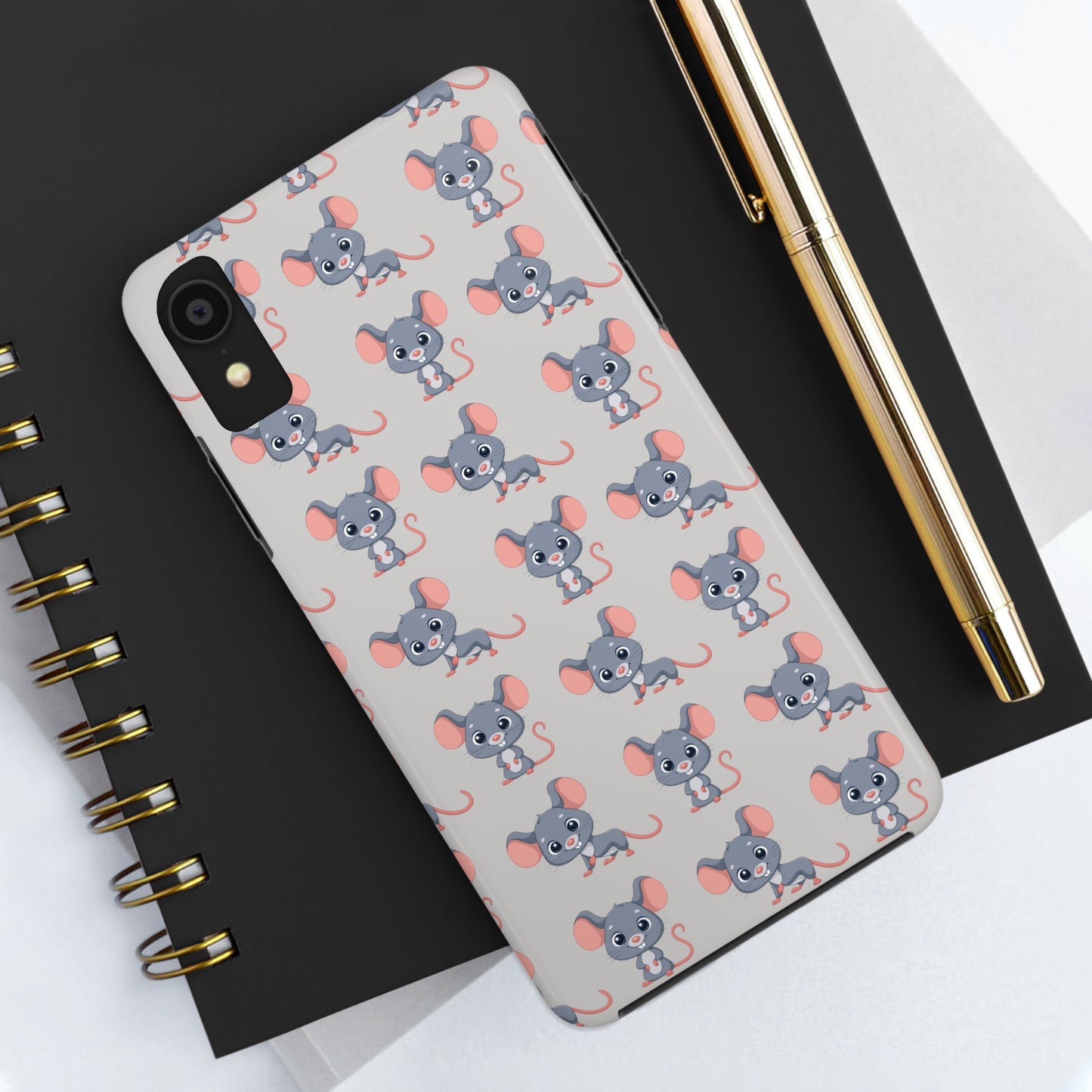 Cute Rat Pattern Phone Case (Tough) -- [iPhone Only]