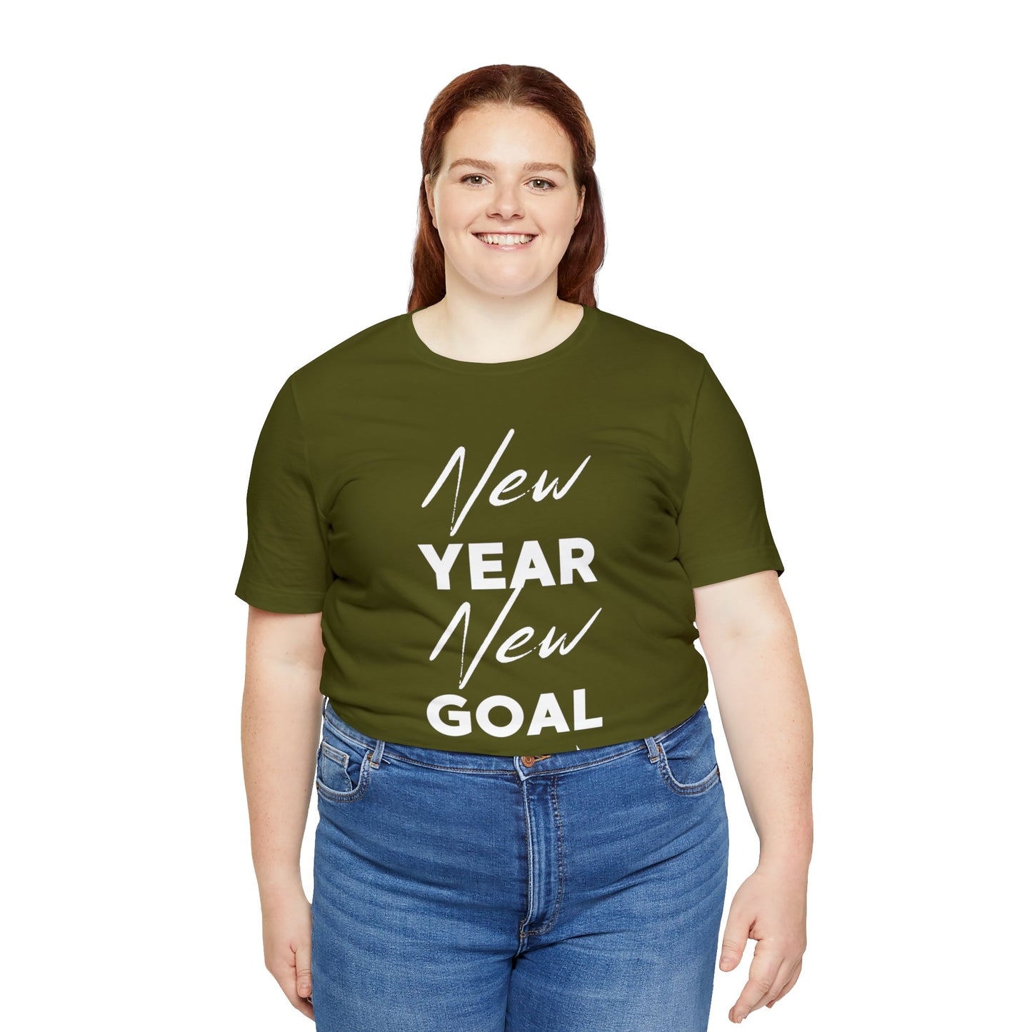 "New Year, New Goal -- Become a Foster" T-Shirt Unisex Short Sleeve Tee (Multiple Sizes & Colors)